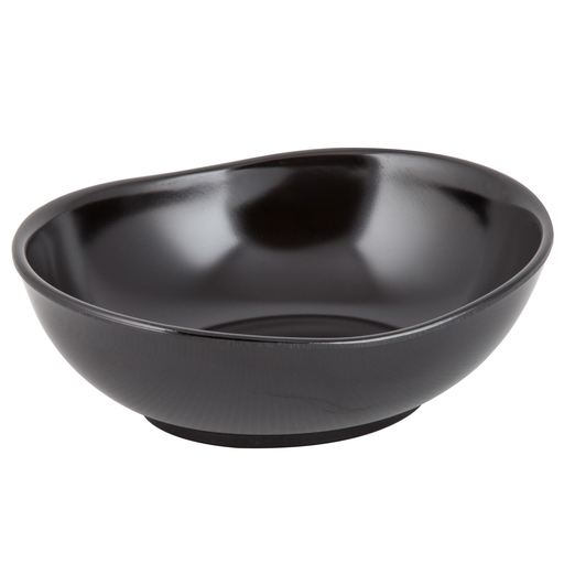 [MLM0103] Melamine Oval Bowl 6" (Figures, Black, B886-6)