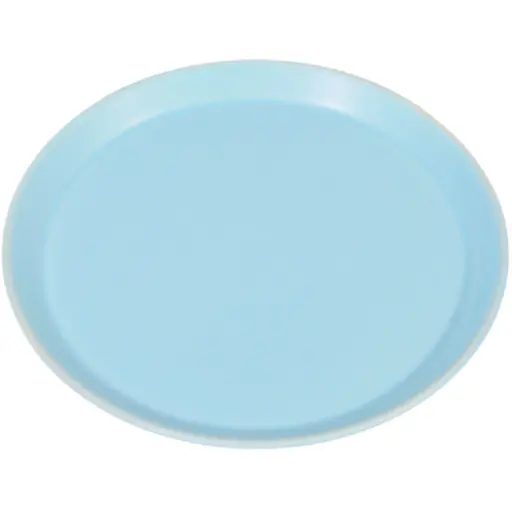 [CRJ0022] Round Plate 17.5 cm (Pearl Blue)