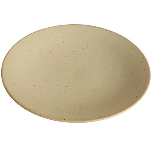 [CRJ0024] Round Plate 17 cm (Pearl Yellow)