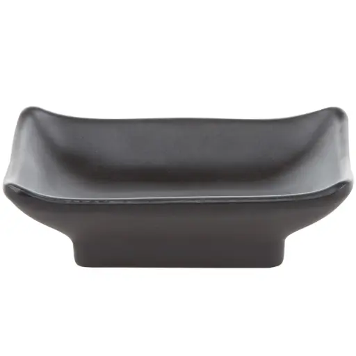 [MLM0097] ถ้วยน้ำจิ้มสี่เหลี่ยมดำ 4 นิ้ว Zen Series 