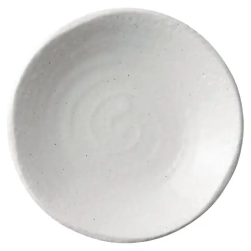 [CRJ0248] 煮物皿 6.25" (ゆらり粉引,Limited Stock)