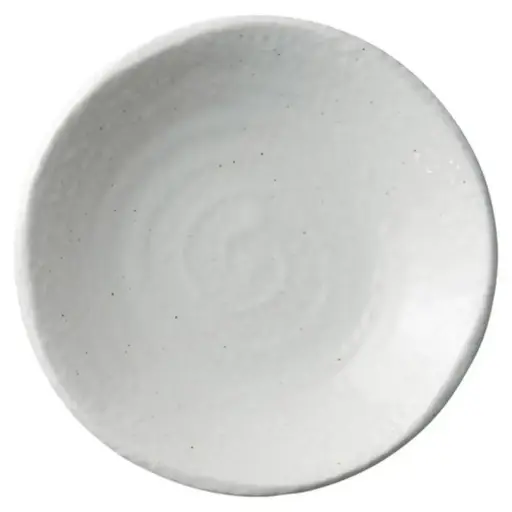 [CRJ0249] 丸皿 9.5" (ゆらり粉引,Limited Stock)