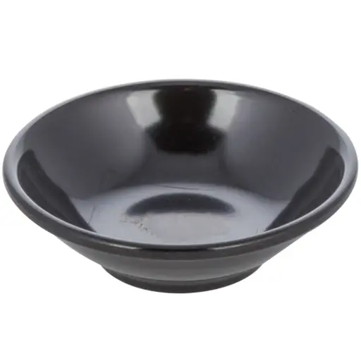 [MLM0131] Melamine Round Sauce Dish 2.5" (Black)