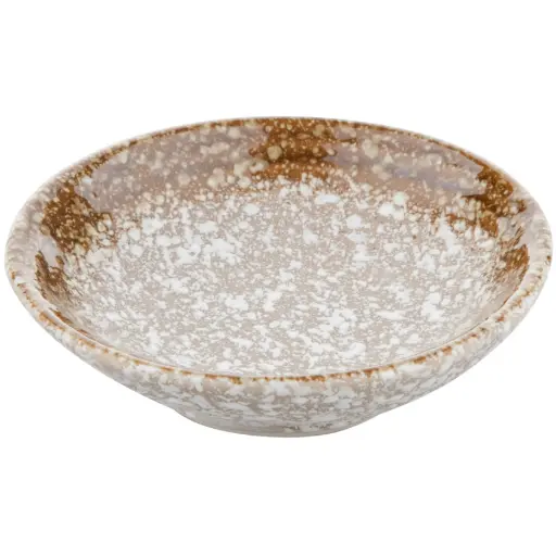 [CRM0458] Round Sauce Dish 3.5" (Snow-Desert)