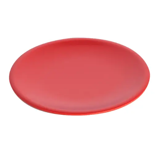 [MLM0025] Round Sushi Plate 6" (Red)
