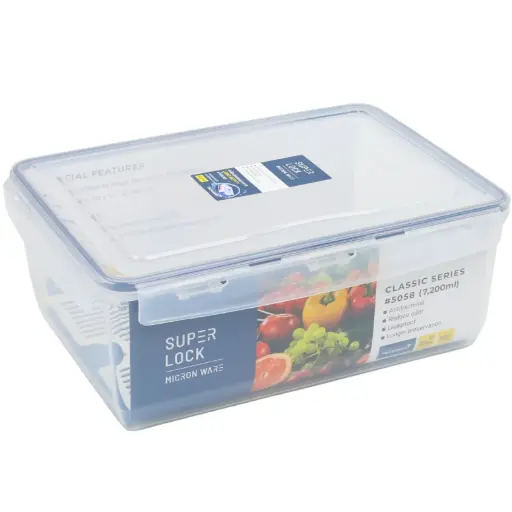 [KIT0266] กล่องอาหาร Super Lock 7200 มล. (5058)