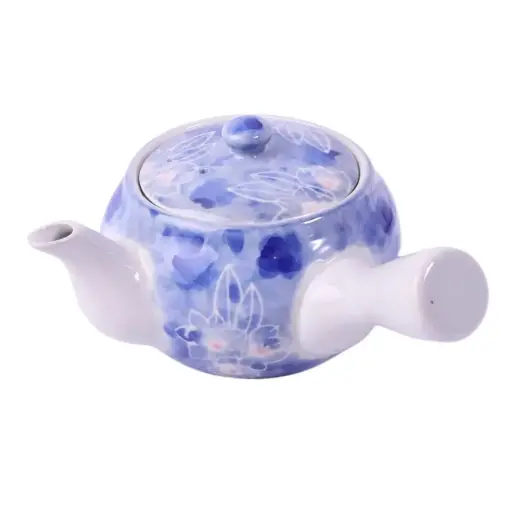 [CRM0824] ティーポット 350 ml (青い花)