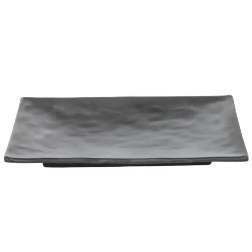 [MLM0104] จานวะงะชิดำ 9.75 นิ้ว Zen Series