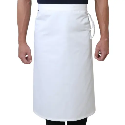 [CLH0009] エプロン 70 cm (白)
