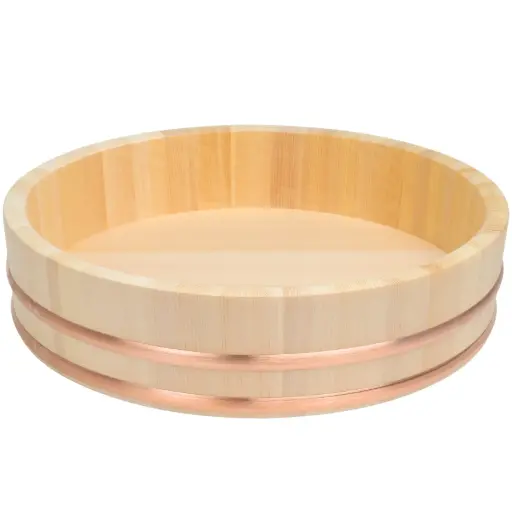 [KJP0098] Wooden Rice Mixing Tub 45 cm (Hangiri,Japan)