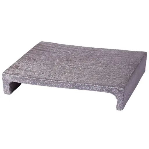 [CRJ0045] Omakase Footed Plate 25x20.5x5 cm (Kuroyohen)