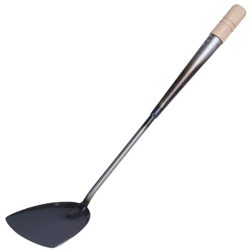 [KJP0795] 鉄製 ヘラ 木柄 4.5"