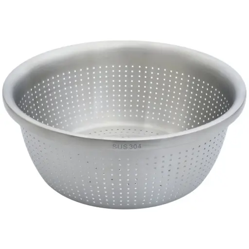 [KST0643] Perforated Stainless Steel Basin 32 cm (18-8)