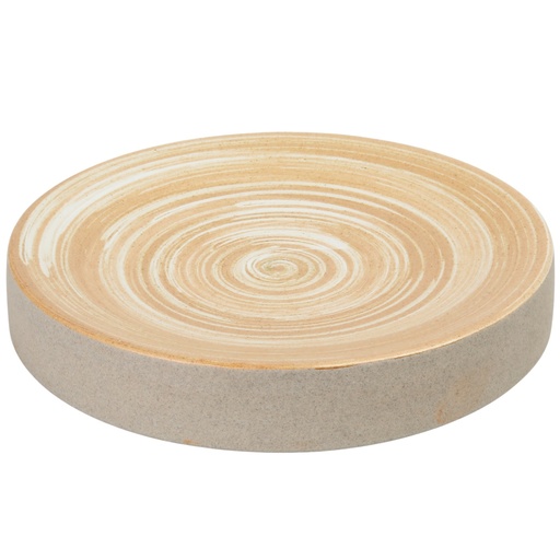 [CRM0989] จานกลมแผ่นหนา Clay Strom 7 นิ้ว