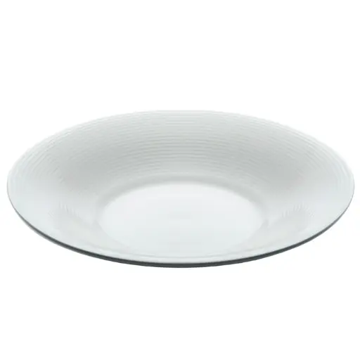 [CRM1031] Porcelain Flared Plate 9" (Silk Line)