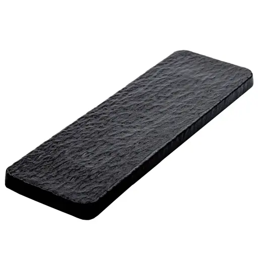 [CRM1059] Makizushi Plate 14" (Black Stone)