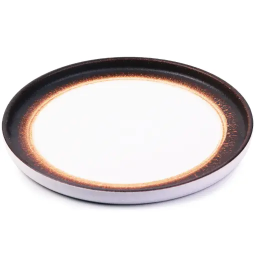[CRM0993] Ring Plate 9" (Brown)
