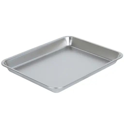 [KST0648] Stainless Steel Tray 32x25x3 cm (18-8)