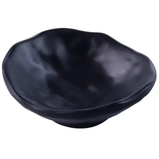 [MLM0247] Melamine Edamame Bowl 3.5" (Zen Series, Black)