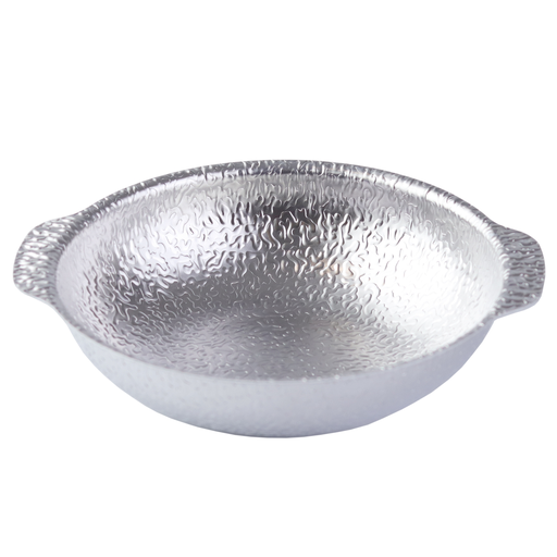 [STL0053] Stainless Steel Nabe Pot with 2 Handles 20 cm (Hammered)