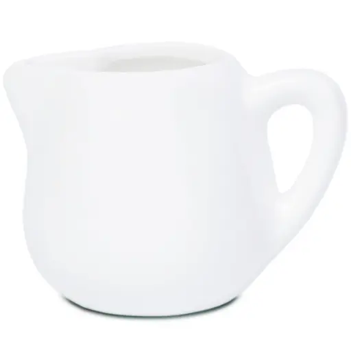 [CRM1027] Porcelain Milk Jug with Handle 90 ml